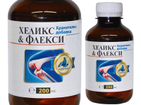 Антиоксидантна хранителна добавка сироп за кости с екстракт от охлюви Helix & Fleksy - Алекс 1977