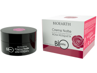 Нощен крем Биозащита за лице за зряла и суха кожа с шипково масло - Bioearth