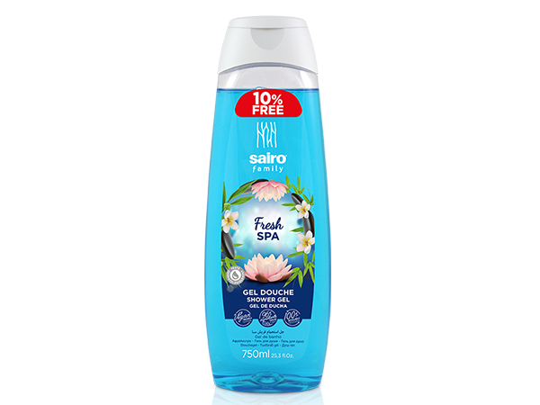 Душ гел за тяло fresh spa 96% натурален - Sairo